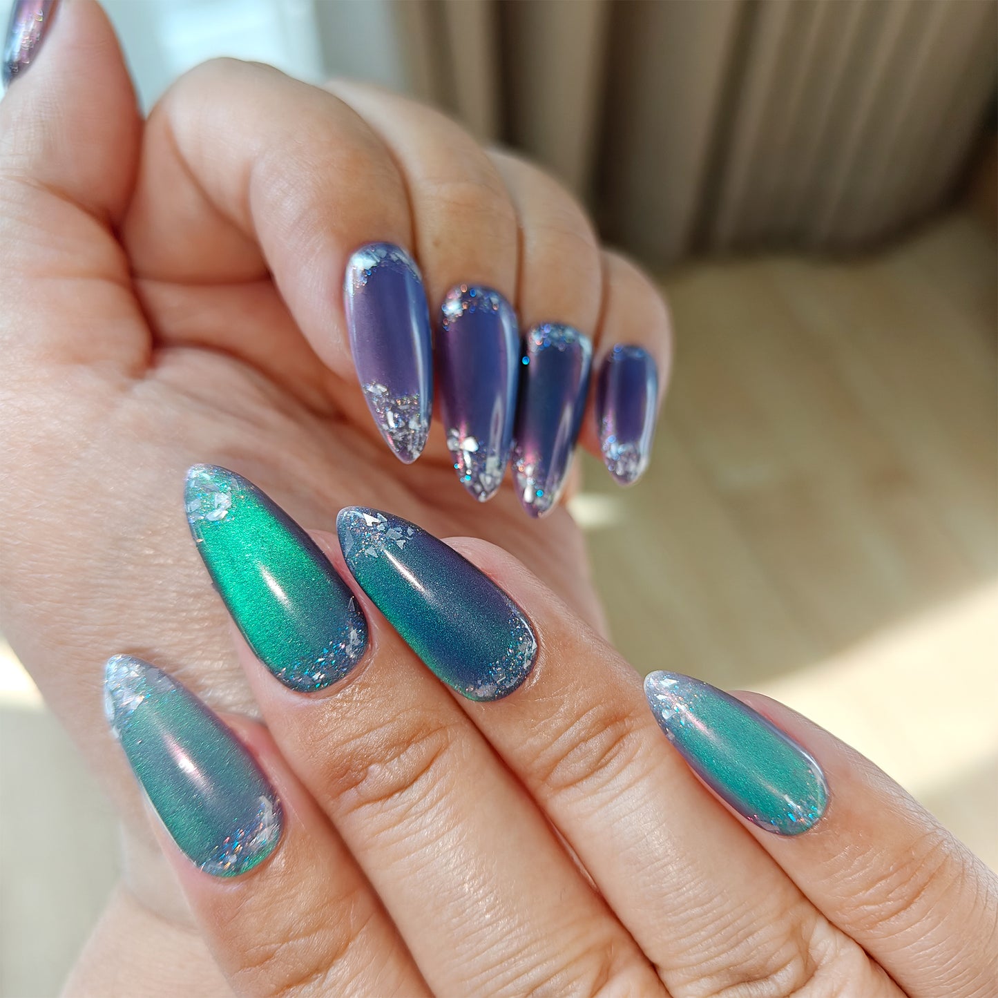 Gradient Color Cat Eye